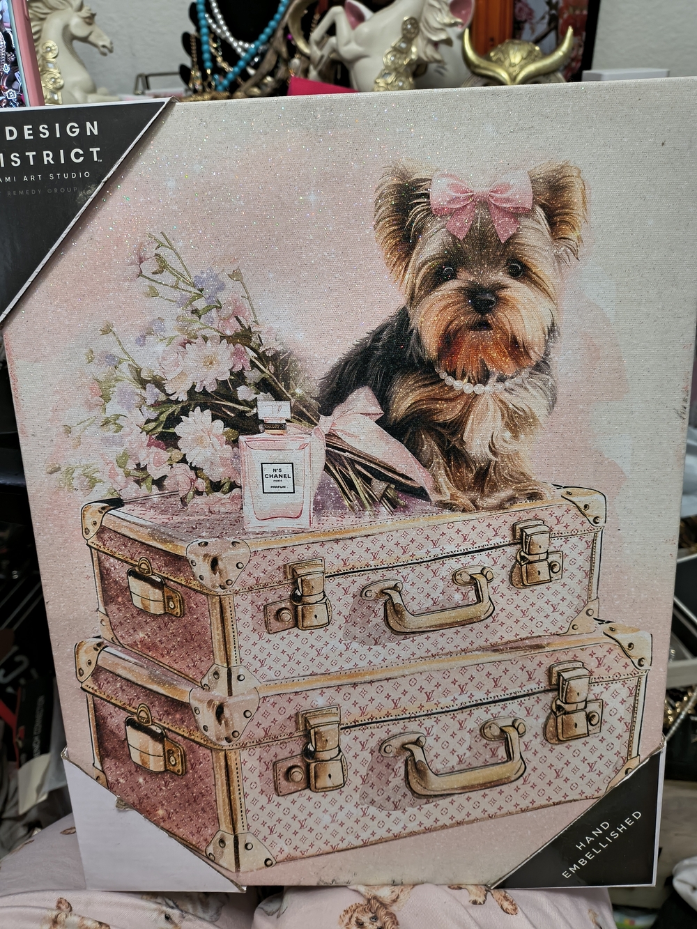 Cute Yorkie Luxury Art